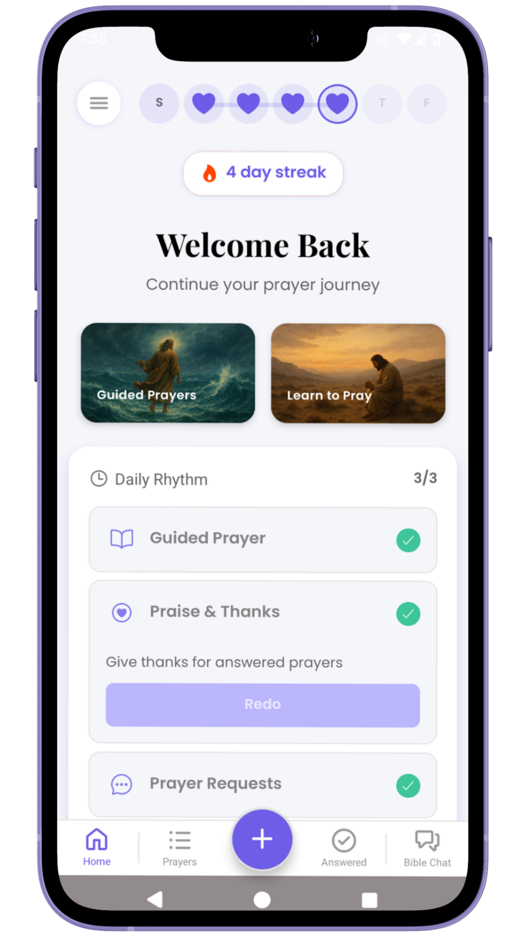 Praylist App Screenshot